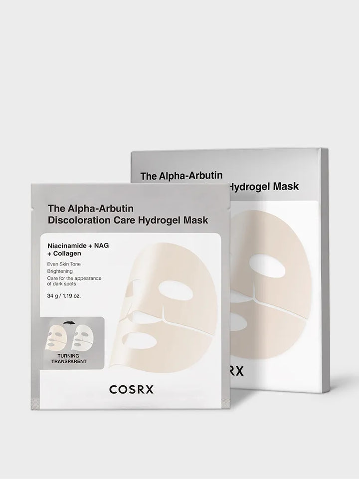 COSRX The Alpha-Arbutin Discoloration Care Hydrogel Mask L3